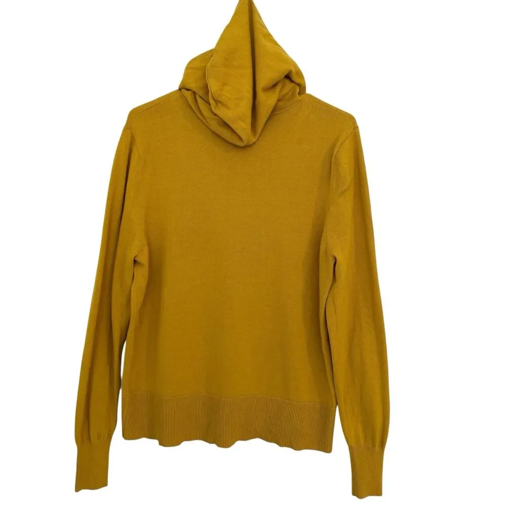 Evy’s Tree SMALL The Naomi Embroidered Luxury Cotton Hoodie Yellow Mustard